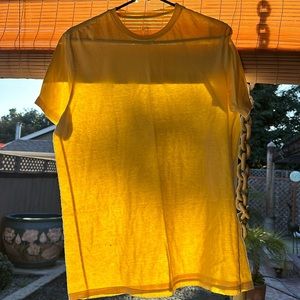 Yellow soft Cotton tee